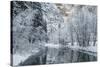 USA, California, Yosemite National Park. Winter Landscape of Merced River-Jaynes Gallery-Stretched Canvas
