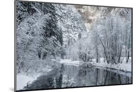 USA, California, Yosemite National Park. Winter Landscape of Merced River-Jaynes Gallery-Mounted Photographic Print