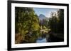 USA California. Yosemite National Park, Yosemite Valley over Merced River.-Alison Jones-Framed Premium Photographic Print