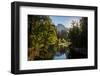 USA California. Yosemite National Park, Yosemite Valley over Merced River.-Alison Jones-Framed Photographic Print