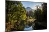 USA California. Yosemite National Park, Yosemite Valley over Merced River.-Alison Jones-Mounted Photographic Print