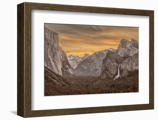 USA, California, Yosemite, Tunnel View-John Ford-Framed Photographic Print