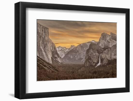 USA, California, Yosemite, Tunnel View-John Ford-Framed Photographic Print