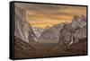 USA, California, Yosemite, Tunnel View-John Ford-Framed Stretched Canvas