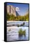 USA, California, Yosemite, Valley View-John Ford-Framed Stretched Canvas