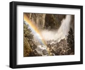 USA, California, Yosemite, Yosemite Falls, rainbow-John Ford-Framed Photographic Print