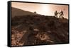 USA-China Exploration of Mars, Artwork-Detlev Van Ravenswaay-Framed Stretched Canvas