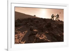 USA-China Exploration of Mars, Artwork-Detlev Van Ravenswaay-Framed Photographic Print