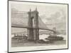 Usa, Cincinnati, Bridge over Ohio River from Nouvelle Geographie Universelle by Elisee Reclus-null-Mounted Giclee Print