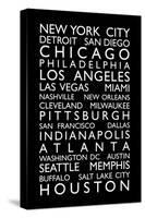 USA Cities Bus Roll-Michael Tompsett-Stretched Canvas