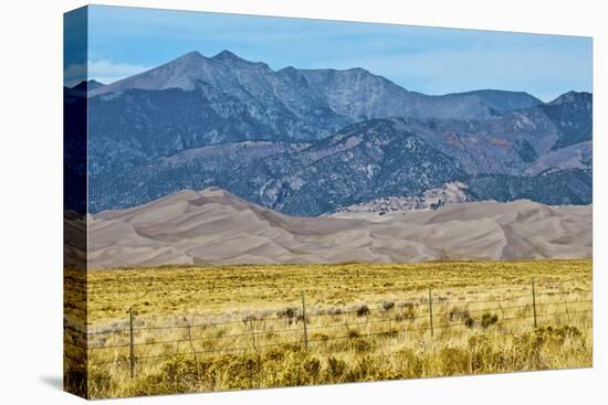 USA, Colorado, Alamosa, Great Sand Dunes National Park and Preserve-Bernard Friel-Stretched Canvas