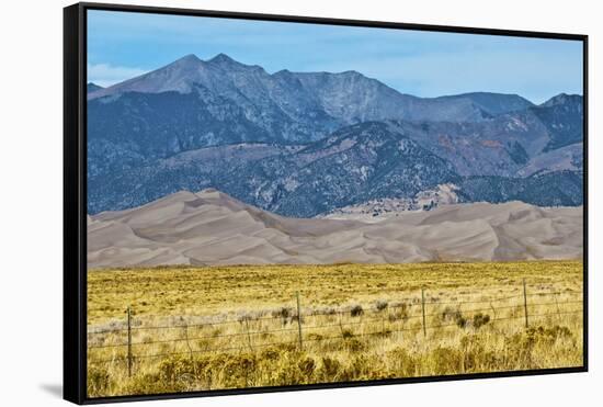 USA, Colorado, Alamosa, Great Sand Dunes National Park and Preserve-Bernard Friel-Framed Stretched Canvas