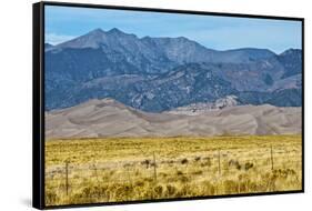 USA, Colorado, Alamosa, Great Sand Dunes National Park and Preserve-Bernard Friel-Framed Stretched Canvas