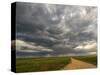 USA, Colorado, approaching storm-George Theodore-Stretched Canvas