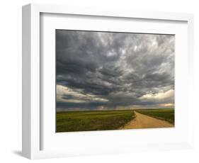 USA, Colorado, approaching storm-George Theodore-Framed Photographic Print