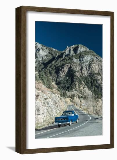 USA, Colorado, Between Silverton and Ouray, the Million Dollar Highway Part-Alan Copson-Framed Photographic Print