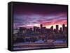 USA, Colorado, Denver, City View from the West-Walter Bibikow-Framed Stretched Canvas