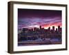 USA, Colorado, Denver, City View from the West-Walter Bibikow-Framed Photographic Print