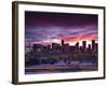 USA, Colorado, Denver, City View from the West-Walter Bibikow-Framed Photographic Print