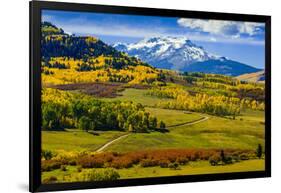 USA, Colorado, fall colors, vista-George Theodore-Framed Photographic Print