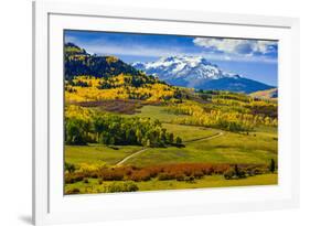 USA, Colorado, fall colors, vista-George Theodore-Framed Premium Photographic Print