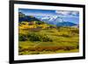 USA, Colorado, fall colors, vista-George Theodore-Framed Premium Photographic Print