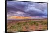 USA, Colorado, Fruita. Sunrise over Colorado National Monument.-Fred Lord-Framed Stretched Canvas