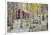 USA, Colorado, Grand Mesa. Solitary Cabin in a Forest-Jaynes Gallery-Framed Photographic Print