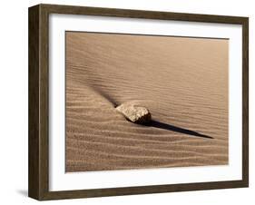 USA, Colorado, Great Sand Dunes National Park and Preserve. Rock and Ripples on a Dune-Ann Collins-Framed Photographic Print