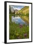 USA, Colorado, Gunnison National Forest. Paradise Divide and Pond Reflection-Jaynes Gallery-Framed Photographic Print