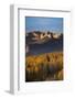 USA, Colorado, Gunnison National Forest. The Castles rock formation on an autumn sunrise.-Jaynes Gallery-Framed Photographic Print