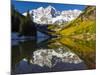 USA, Colorado, Maroon Bells-George Theodore-Mounted Photographic Print