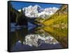 USA, Colorado, Maroon Bells-George Theodore-Framed Stretched Canvas