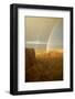 USA, Colorado, Mesa County, Double rainbow in the Colorado National Monument-Christian Heeb-Framed Photographic Print