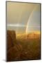 USA, Colorado, Mesa County, Double rainbow in the Colorado National Monument-Christian Heeb-Mounted Photographic Print