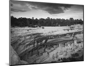 USA, Colorado, Mesa Verde NP. Overview of Cliff Palace Ruins-Dennis Flaherty-Mounted Photographic Print