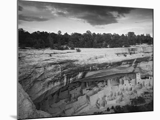 USA, Colorado, Mesa Verde NP. Overview of Cliff Palace Ruins-Dennis Flaherty-Mounted Photographic Print