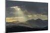 USA, Colorado, Mt. Evans. Landscape of virga rain and God rays.-Cathy and Gordon Illg-Mounted Photographic Print