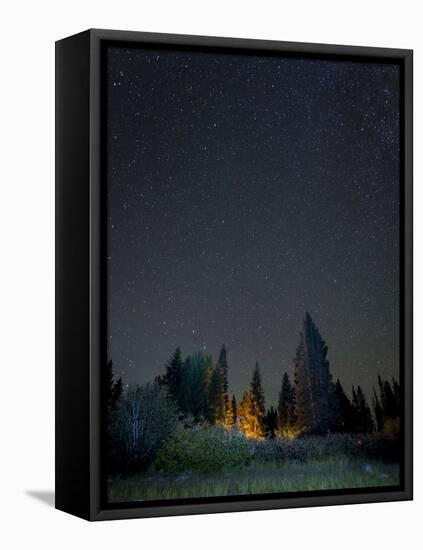 USA, Colorado. Night Sky at Lost Lake Slough-Jaynes Gallery-Framed Stretched Canvas