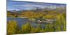 USA, Colorado. Panoramic composite of Silver Jack Reservoir.-Jaynes Gallery-Mounted Photographic Print