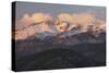 USA, Colorado, Pike NF. Clouds over Pikes Peak at Sunrise-Don Grall-Stretched Canvas