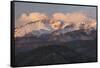 USA, Colorado, Pike NF. Clouds over Pikes Peak at Sunrise-Don Grall-Framed Stretched Canvas