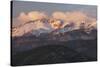 USA, Colorado, Pike NF. Clouds over Pikes Peak at Sunrise-Don Grall-Stretched Canvas