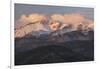 USA, Colorado, Pike NF. Clouds over Pikes Peak at Sunrise-Don Grall-Framed Photographic Print