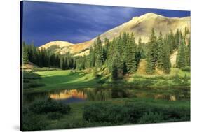 USA, Colorado. Red Mountain at Sunset-Jaynes Gallery-Stretched Canvas