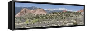 Usa, Colorado, Rockies, Rocky Mountains, Colorado Springs-Christian Heeb-Framed Stretched Canvas