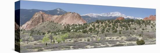 Usa, Colorado, Rockies, Rocky Mountains, Colorado Springs-Christian Heeb-Stretched Canvas