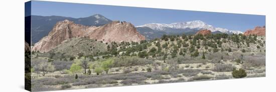 Usa, Colorado, Rockies, Rocky Mountains, Colorado Springs-Christian Heeb-Stretched Canvas