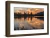 USA, Colorado, Rocky Mountain National Park. Sprague Lake at Sunset-Cathy & Gordon Illg-Framed Photographic Print