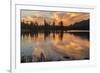 USA, Colorado, Rocky Mountain National Park. Sprague Lake at Sunset-Cathy & Gordon Illg-Framed Premium Photographic Print